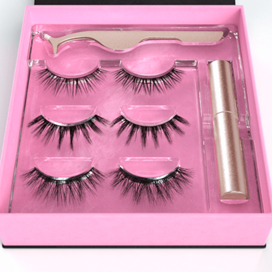 Limited Stocks: Lohita 3 Pairs Magnetic Lashes with Lash Tweezer